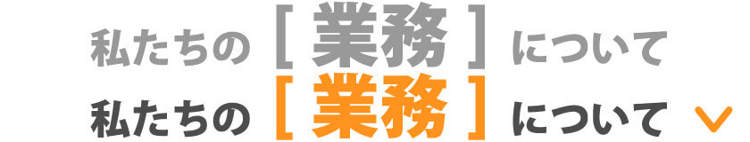 私たちの業務について